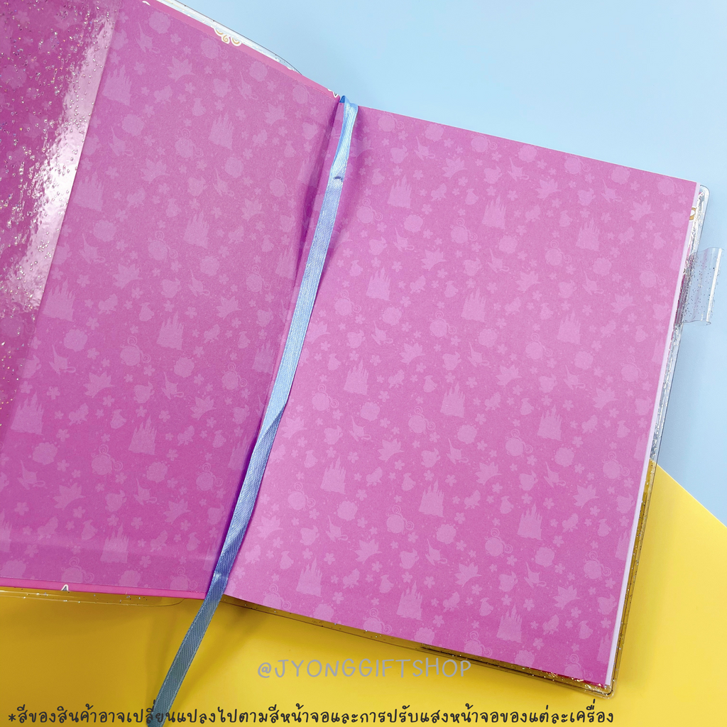 สมุดปกกากเพชร ลายรวม Disney