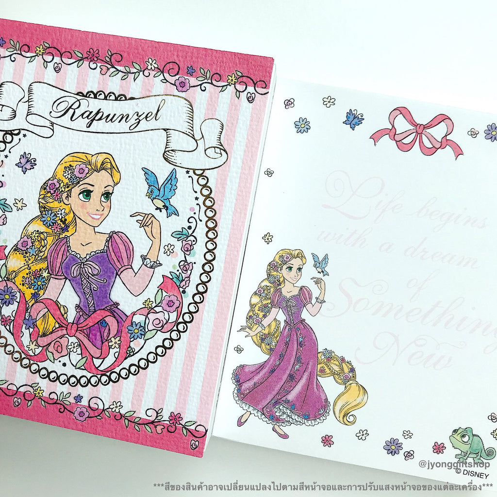 กระดาษโน๊ตสันกาว Disney Princess จาก Tokyo Disney