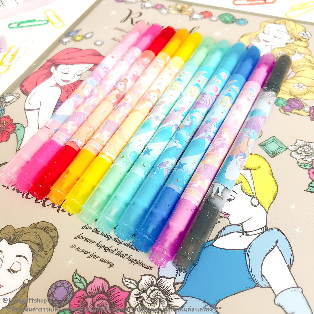 ปากกาสีสองหัว Disney Princess