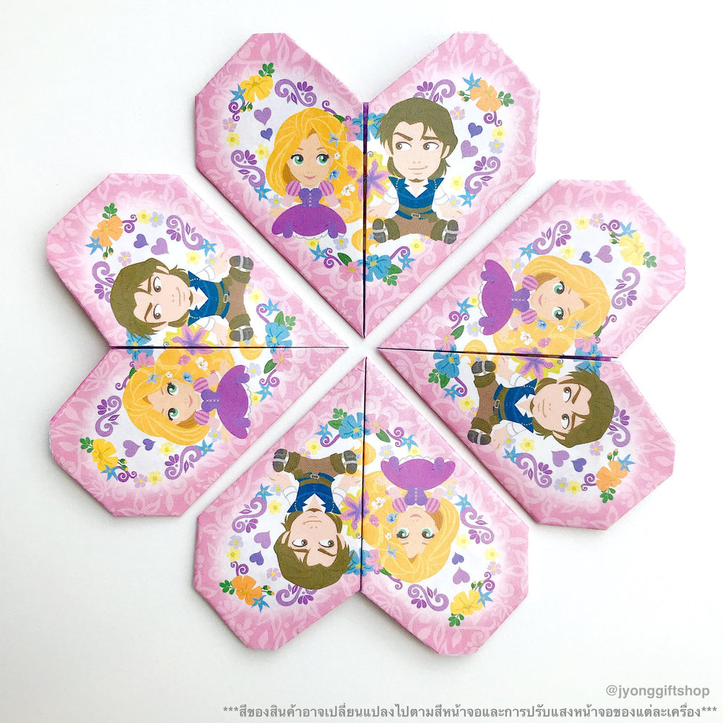 กระดาษโน๊ต Disney Origami รวมเจ้าหญิงและเจ้าชาย จาก Tokyo Disney