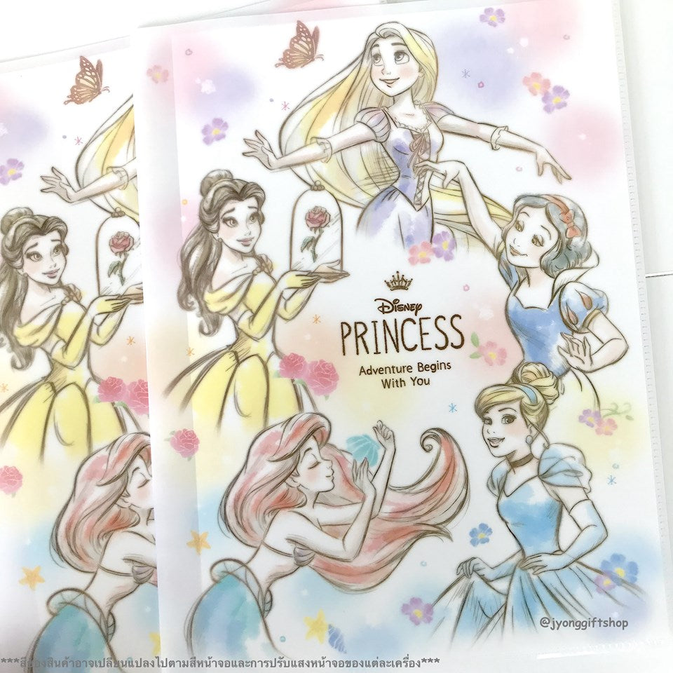 แฟ้ม 10 ช่อง Disney Princess ลิขสิทธิ์แท้จาก Disney