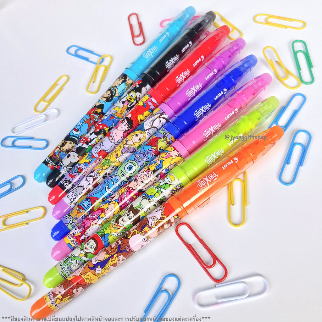 ปากกาเมจิกลบได้ Pilot Frixion Marker รวมลาย Disney