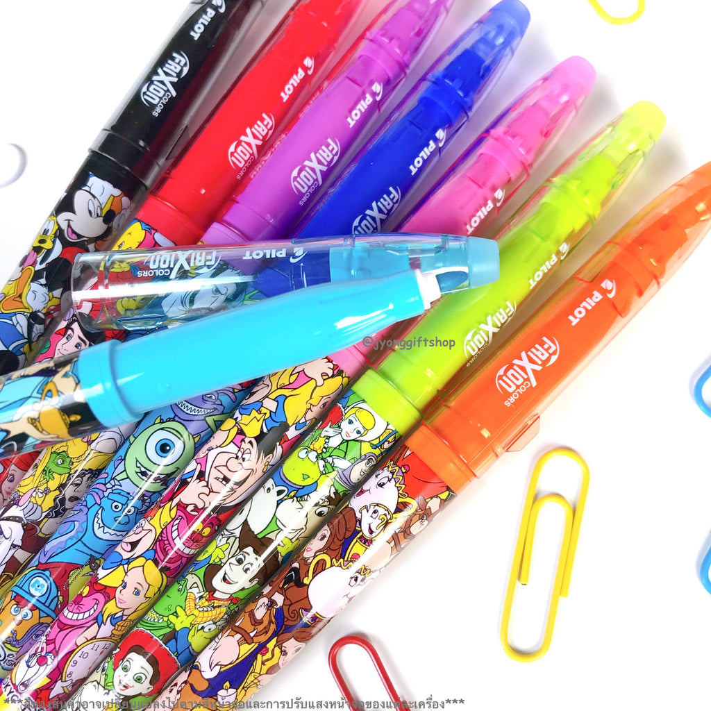 ปากกาเมจิกลบได้ Pilot Frixion Marker รวมลาย Disney