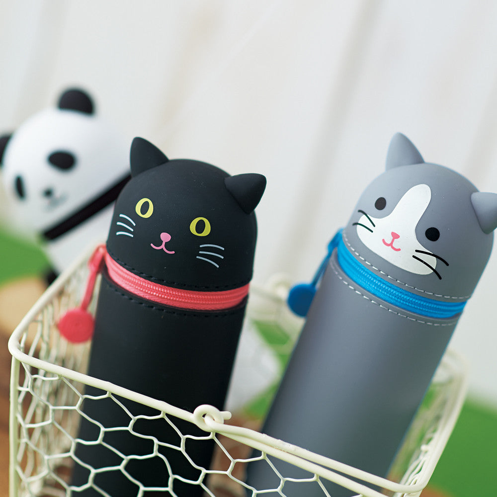 กล่องดินสอซิลิโคนสัตว์ตั้งได้ - SMART PuniLabo Stand Pencil Case
